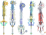 157 Kingdom Hearts - Ultima Weapon [Sora : Terra : Ventus : Master Aqua : Data-Sora : Master R...png
